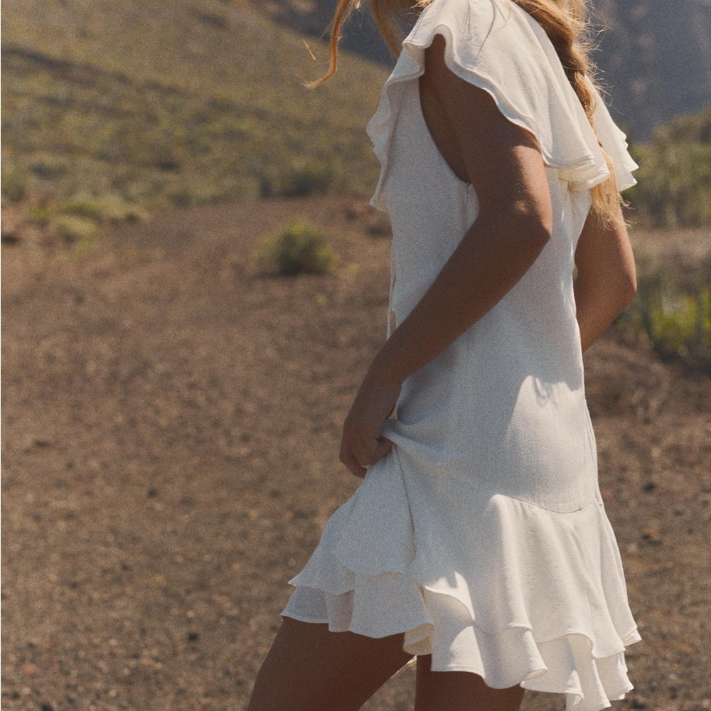 Zara Ruffle Sailor Mini Dress - Picture 3 of 6